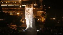 Merlion Clarke Quay Marina Bay Sands Singapore in 4K - Popular & Top Tourist Att