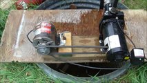 Water pump converted to belt drive, (well jet pump) Ho