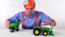 Tractors for Children _ Blippi Toys - TdsaRACTOR SONG _ Blippi Toy