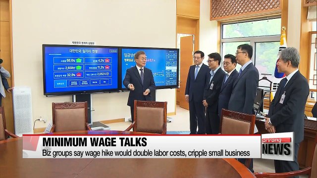 Labor unions demanding Korea's minimum wage be raised to 10,000 won