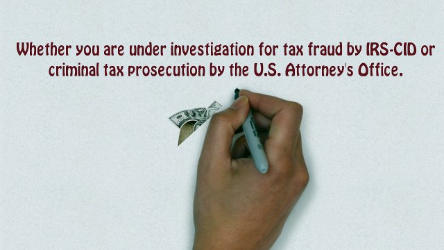 Federal Criminal Tax Defense