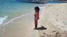 Baby Playing Star Fish and Beach Sand - Donna The Explo