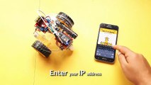 NodeMCU ESP8266 Project 03  WiFi Robot Car Controlled by Application (Wifi Bot   Android