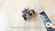 Arduino Project 14  Remote Controlled Robot Car (TV - Infrared Rem