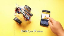 NodeMCU ESP8266 Project 03  WiFi Robot Car Controlled by Application (Wifi Bot   Androi