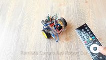 Arduino Project 14  Remote Controlled Robot Car (TV - Infrared Remote