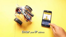 NodeMCU ESP8266 Project 03  WiFi Robot Car Controlled by Application (Wifi Bot   Android   I