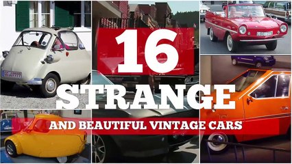 16 Strange and Beautiful Vintage Ca