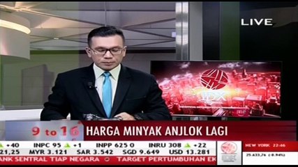 Harga Minyak Anjlok Lagi