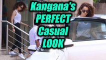 Kangana Ranaut in COOL casual look, which is just PERFECT; Check Out | Boldsky