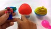 Play-Doh Ice Cream Cone Surprise Eggs _ Spiderman _ Toys Cars _ Lego _ Kids Todd