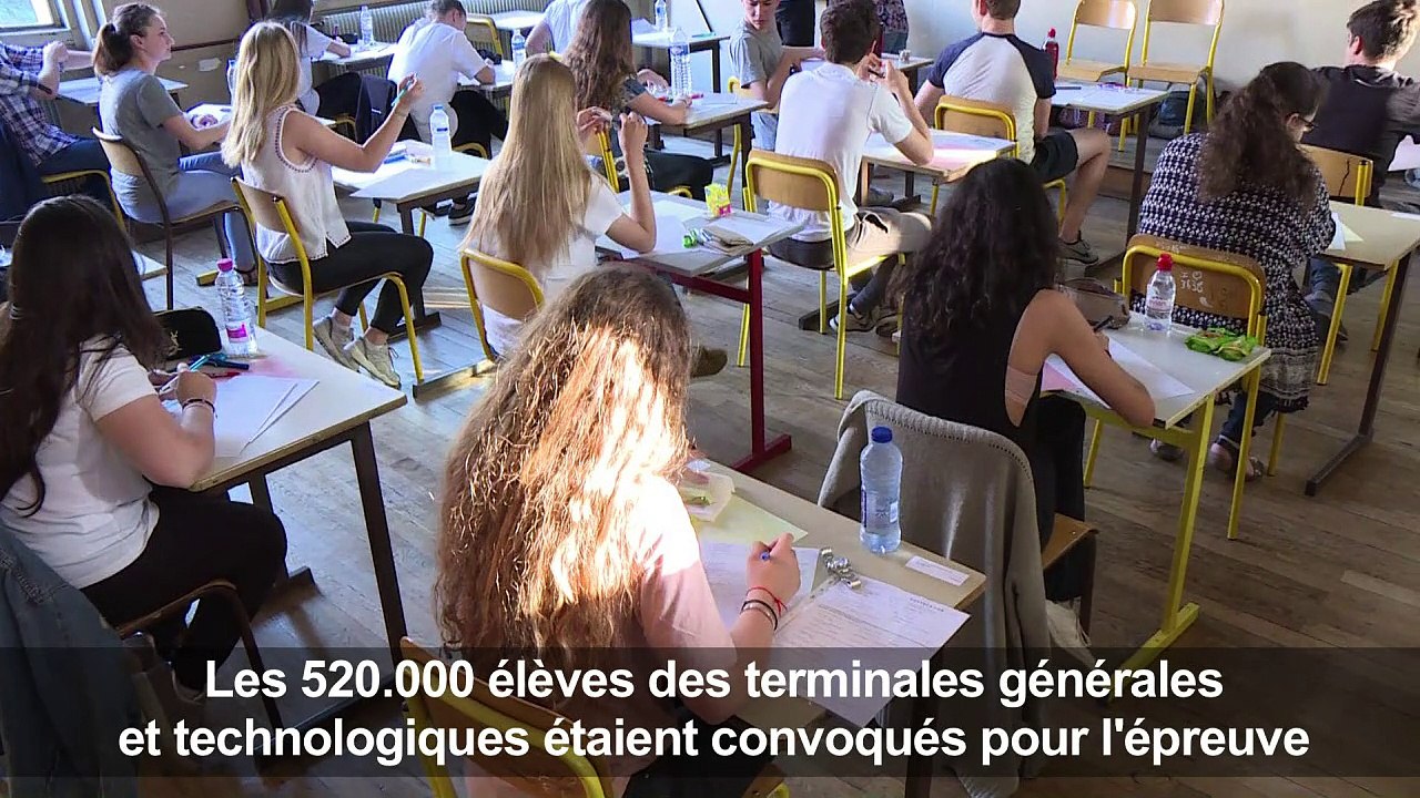 Baccalauréat: début des épreuves du bac