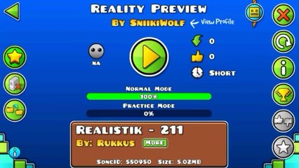 Geometry Dash : Reality Preview By : sniikiwolf