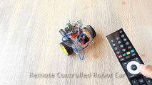Arduino Project 14  Remote Controlled Robot Car (TV - Infrared Remote (I