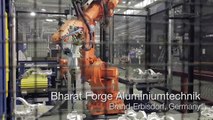 Fully automated forging line with ABB robots at Bharat For