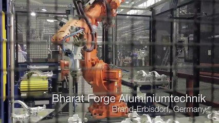 Fully automated forging line with ABB robots at Bharat For