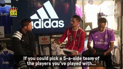 Xabi Alonso's FIVE-a-side team of players he's played with