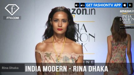 India Modern Fall Winter 2017 - Day 1 Rina Dhaka | FashionTV