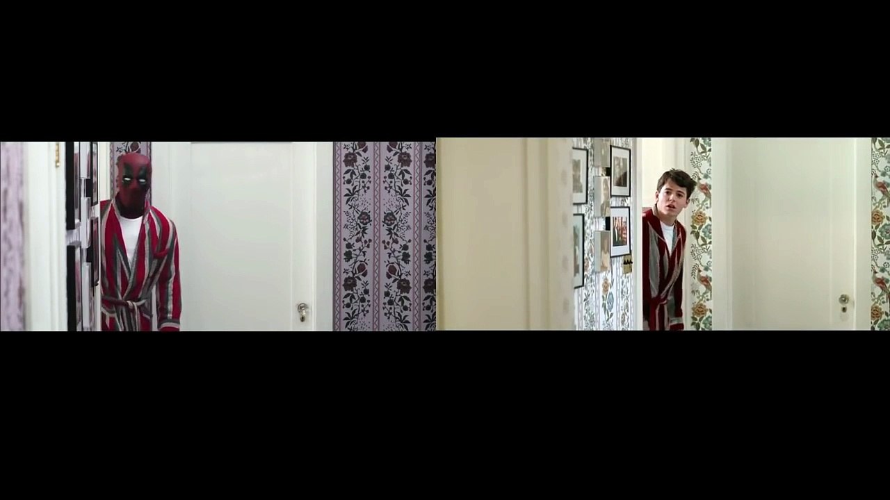 Deadpool vs ferris bueller after credit scenes