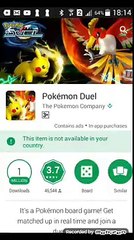 How to install pokemon duel for free and if it is not available to your contry