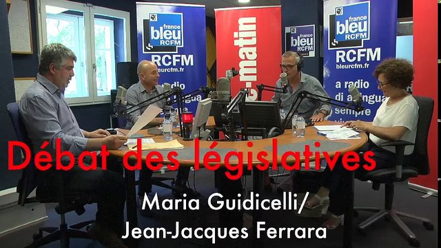 Législatives : débat entre Maria Guidicelli et Jean-Jacques Ferrara