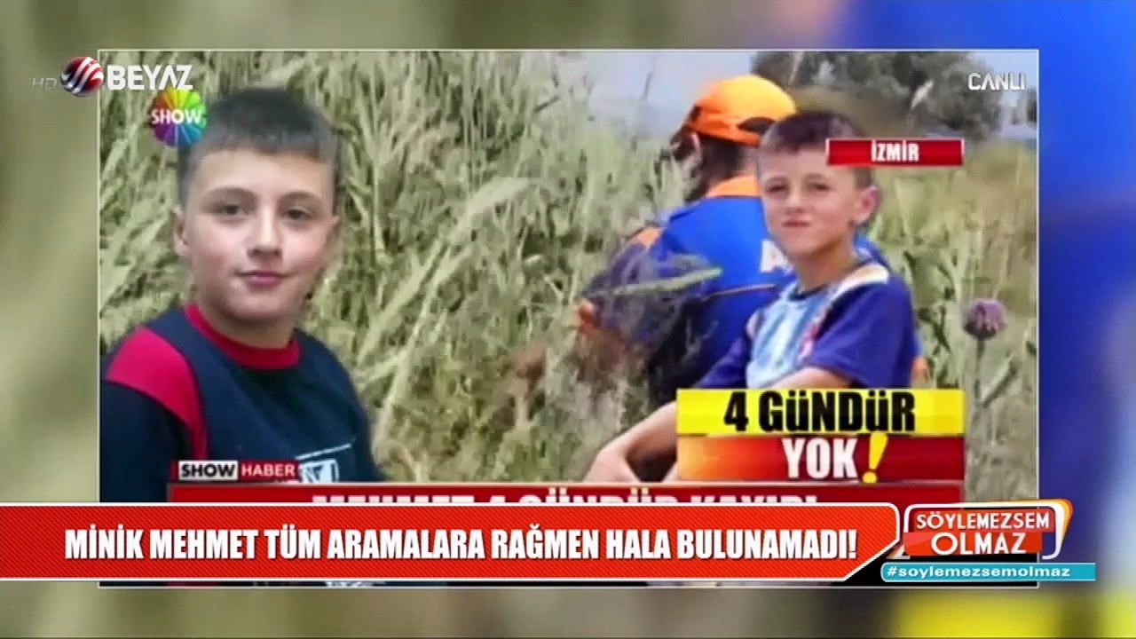 İzmir'de plajda kaybolan minik Mehmet'ten hala haber yok