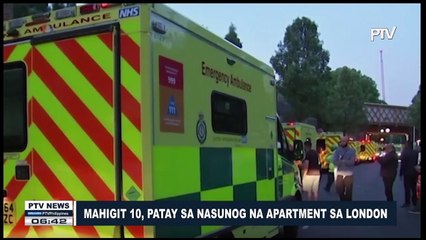 Mahigit 10, patay sa nasunog na apartment sa London