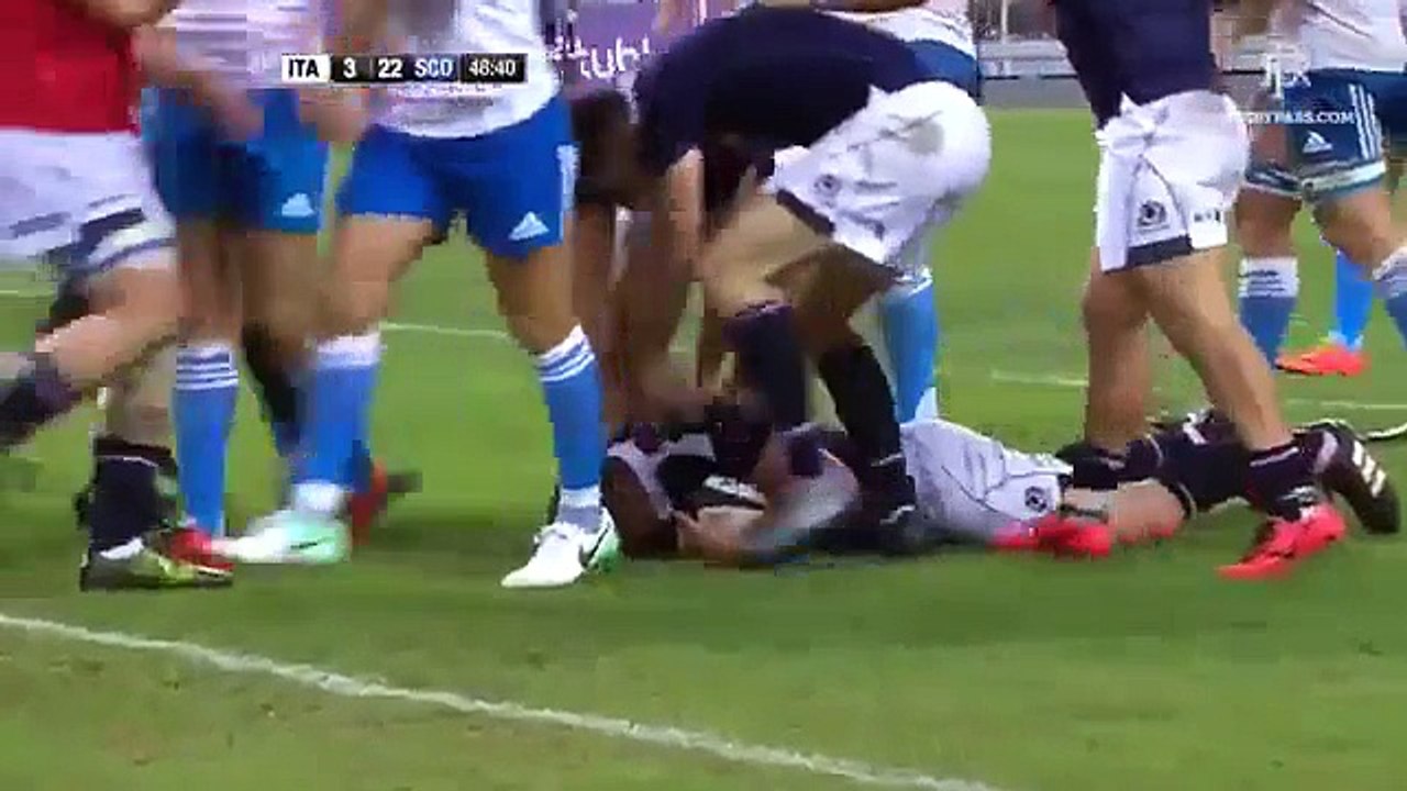 Finn Russell et les arrières de l'Ecosse régalent face à l'Italie