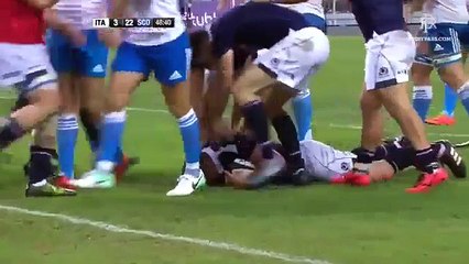 Finn Russell et les arrières de l'Ecosse régalent face à l'Italie