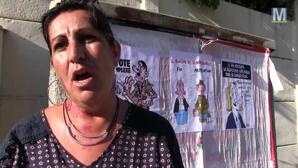 Entre les deux tours, les dessins de presse s'affichent contre le FN à l'Estaque