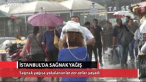 istanbul'da sağnak yağış