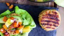 BEST SALMON BURGER Recipe with Pineapple Salsa   Grilling R
