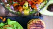 BEST SALMON BURGER Recipe with Pineapple Salsa   Grilling Rec