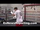 mexican russian gradovich shadow boxing in oxnard EsNews boxing