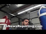 Eddie Alicea on Sparrin Marco Antonio Rubio for ggg fight - EsNews boxing