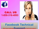 Is Facebook Technical Support 1-850-316-4893 the best way to resolve glitches?