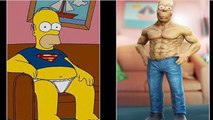 CARTOON CHARACTERS AFTER BODYBUILDING AND Proteins Supplements