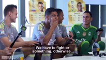 Real Madrid & Barcelona players facing each other at FIFA 