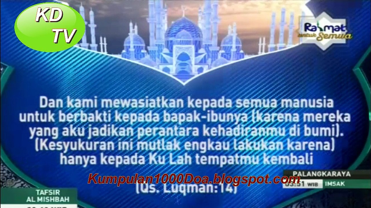 Tafsir Quran Al Misbah Surat  Luqman Bagian 2