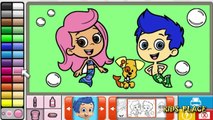 Nick Jr. Bubble Guppies Molly Coloring Page! Fun Coloring Activity for Kids Toddlers Child