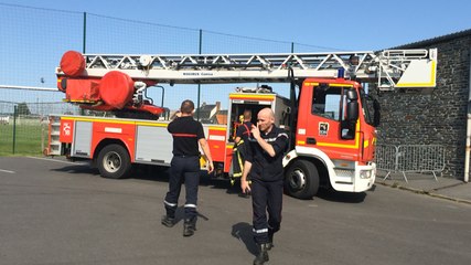 Download Video: Exercice des pompiers : incendie dans un appartement d'Agneaux