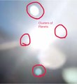 Clusters of NIBIRU Planets caugh around sun and above the sun