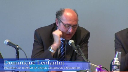 "Ouverture des travaux scientifiques", Dominique LENFANTIN, Président du TGI de Montauban - IFR_La laïcité à l'oeuvre_07