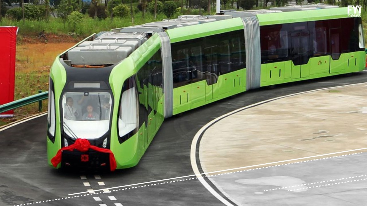 A Train with Virtual Rails
