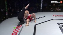 MMA : combat fini en 9 sec après un violent coup des les parties... Douloureux