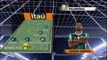 Santos x Palmeiras (Campeonato Brasileiro 2017 7ª rodada) 1º Tempo