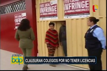 Los Olivos: clausuran centros educativos por infringir normas municipales