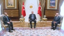 Cumhurbaşkanı Erdoğan Irak Temsilciler Meclisi Başkanı Cuburi'yi Kabul Etti