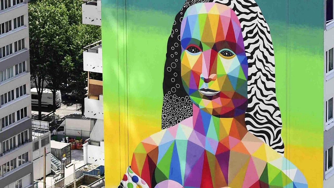 Cette Joconde de 50m de haut trône dans le 13e arrondissement de Paris