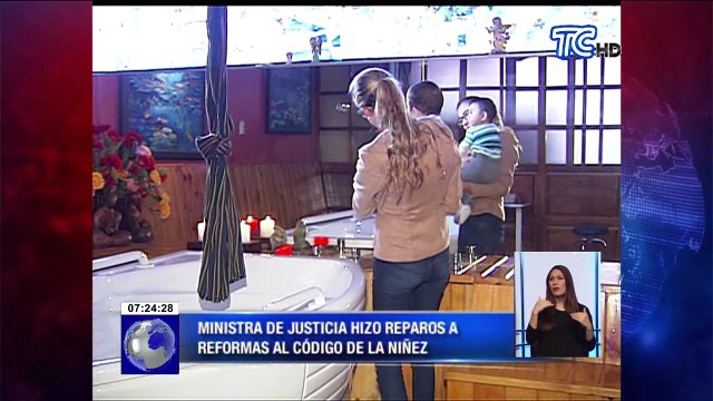 Ministra de justicia hizo reparos a reformas al código de la niñez
